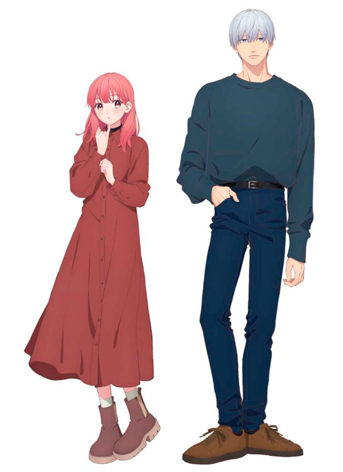 Signos de afecto (Yubisaki to Renren) anime - personajes