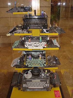 Typewriter exhibit