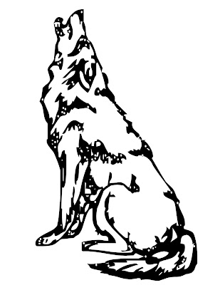 clipart image of wolf