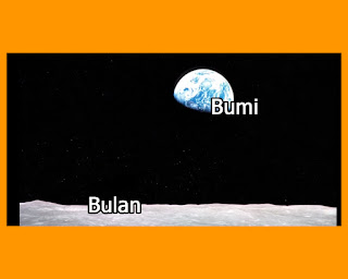 tampak bumi dari bulan