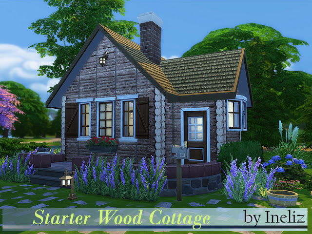 Sims 4 Small Log Cabin