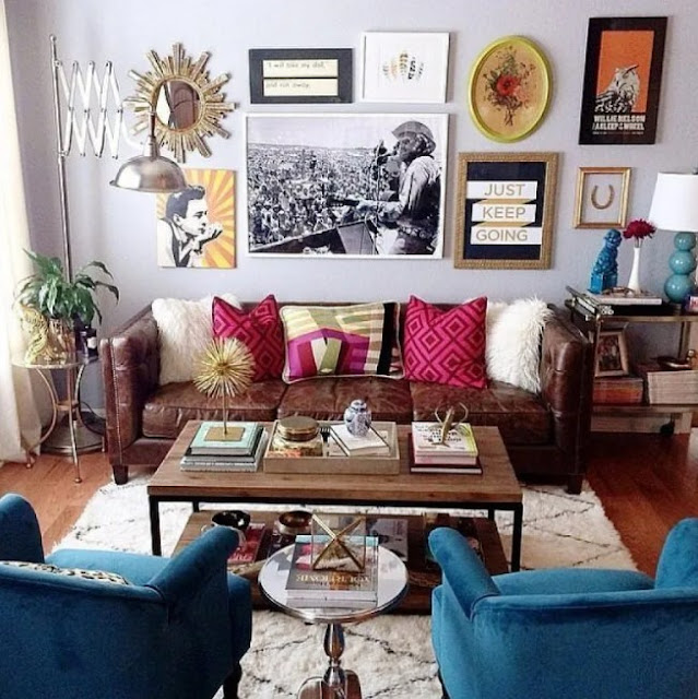 minimalist boho living room pictures