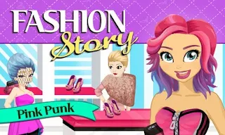 Screenshots of the Fashion Story Pink Punk for Android tablet, phone.