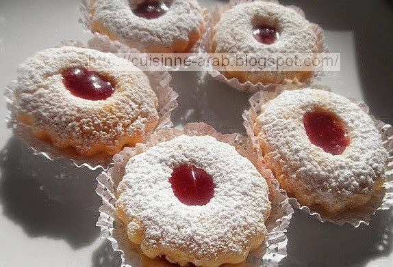 Sables fondants à la confiture