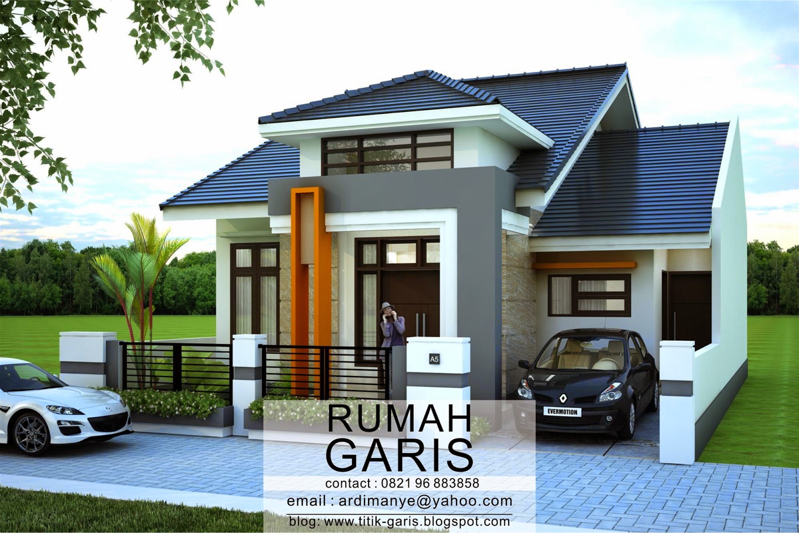 Desain rumah tinggal 2 lantai di lahan 10x15 6 meter di 