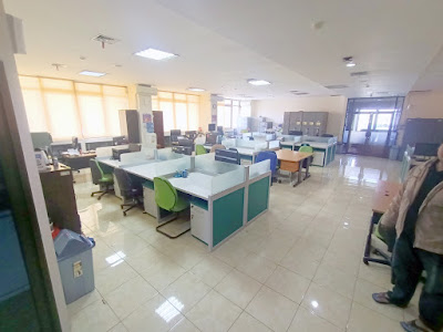 Meja Partisi Kantor 4 orang dan 6 orang + Furniture Semarang