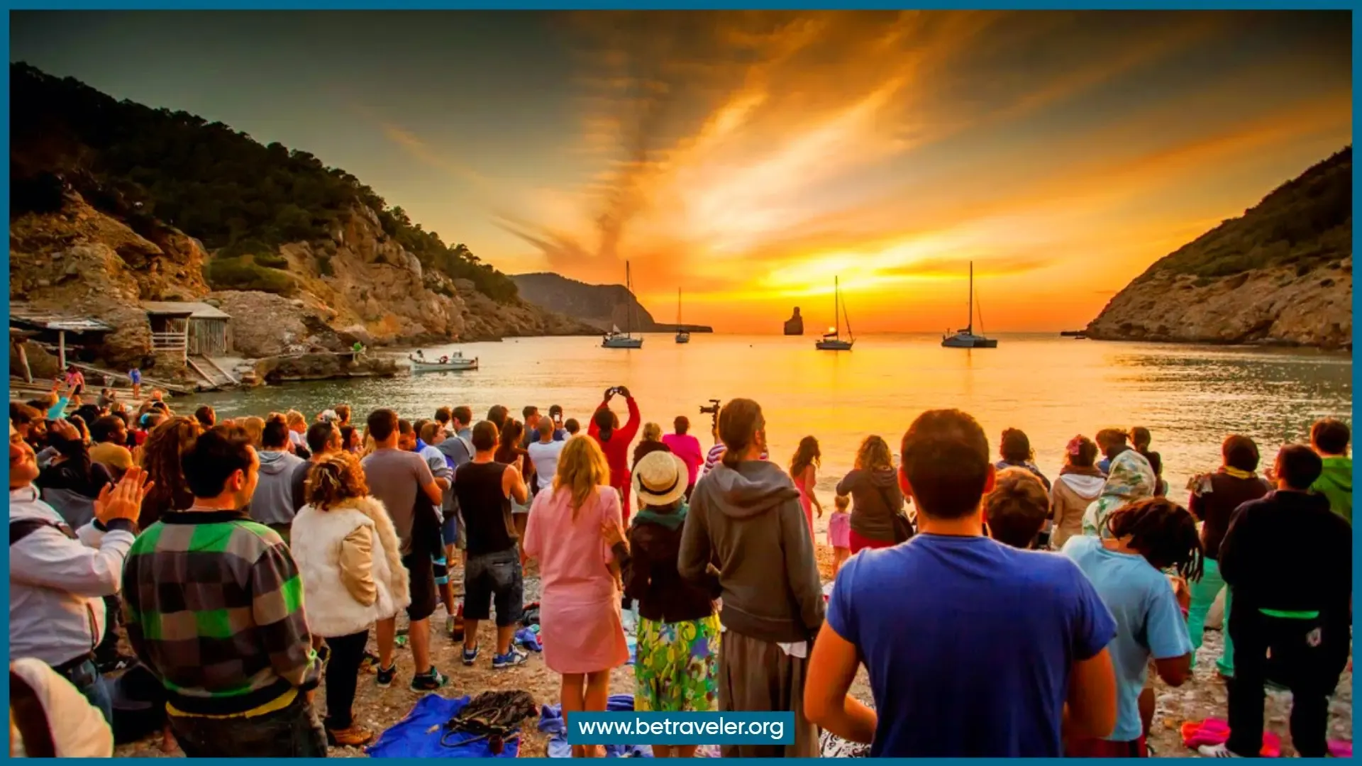 cala benirras sunset