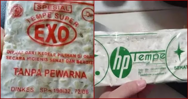 6 Cara Promosi Penjual Tempe Mentah di Plastik Gunakan Nama Merek Nyeleneh Ini Kocak