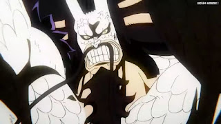 ワンピースアニメ 1027話 カイドウ 人獣型 KAIDO | ONE PIECE Episode 1027