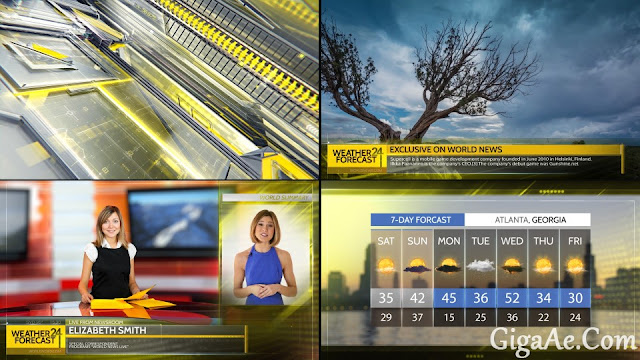 News Broadcast Graphic Package 1 VideoHive | Free After Effects Templates
