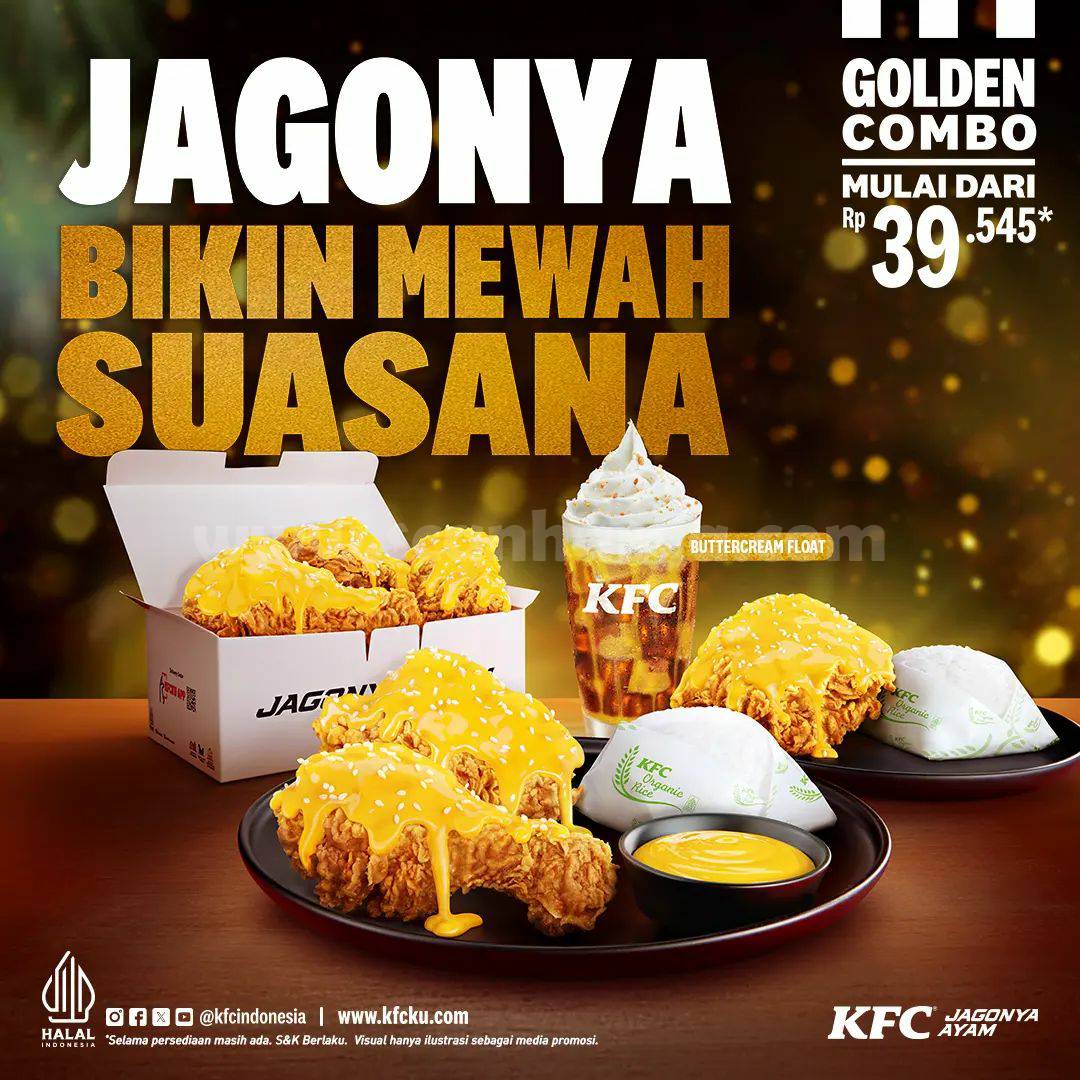 Promo KFC GOLDEN COMBO mulai Rp. 39.454