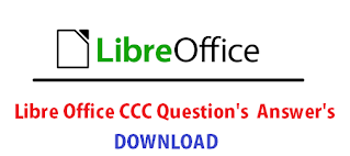 Libre Office CCC Question's  Answer's