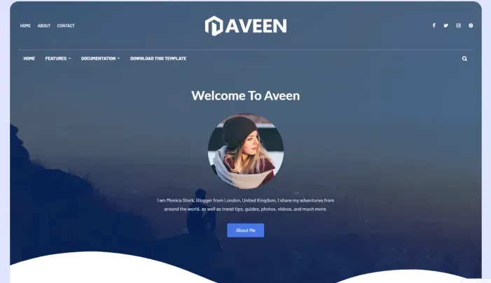 Aveen-Blogger-Template