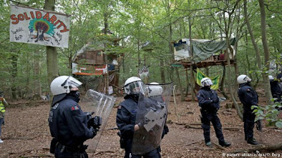 Hambach Forest Protest Germany - Lignite Coal Mine