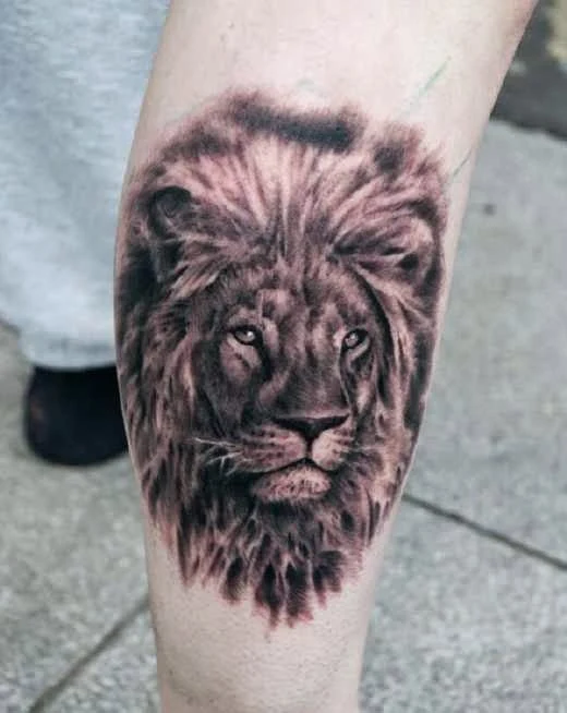 tatuaje de leon