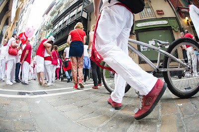 Un San Fermín sobre ruedas