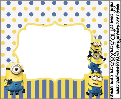 Minions: Free Printable Labels. 