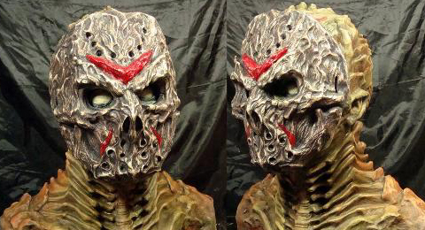 Completed Demon Jason Bust And Mask!