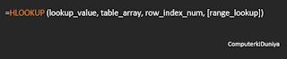 Lookup, vlookup, hlookup, index, match, function in excel