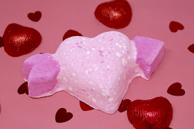 LUSH heart bath bomb