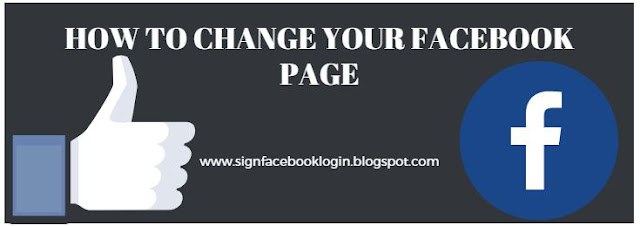 How To Change Your Facebook Page