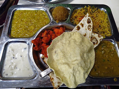 Saravanaa Bhavan, north indian thali