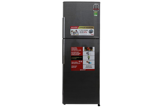 Tủ lạnh Sharp Inverter 315 lít SJ-X346E-DS