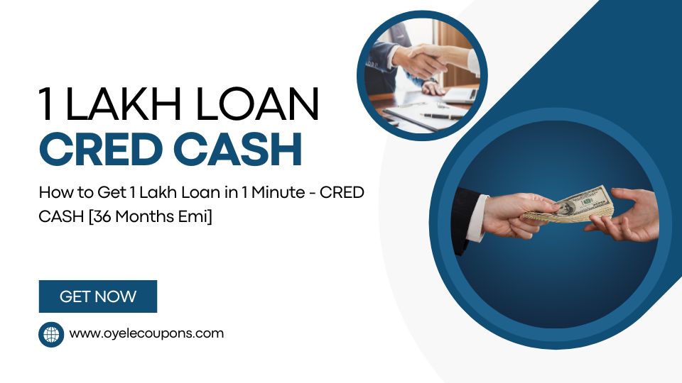 How to Get 1 Lakh Loan in 1 Minute - CRED CASH [36 Months Emi]