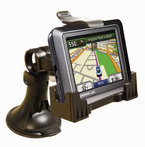  3-in-1 GPS Car Mount for the Garmin Nuvi- 3-Way Adjustable Angle for Optimal View - Includes Window Suction Mount, Dashboard Mount and Vent Clips