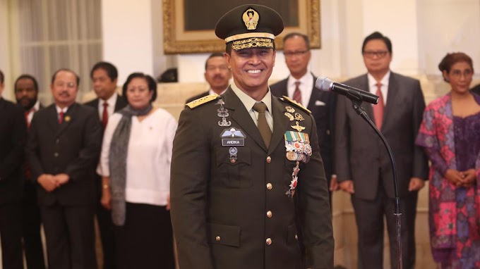 Dilantik Jadi KSAD, Andika Akan Jaga Kepercayaan Jokowi