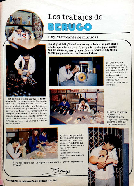 Berugo Carambula, Revista Billiken, Trabajos de Berugo, Decada de los 80