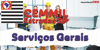 apostila cemmil estradas sp 2017 serviços gerais