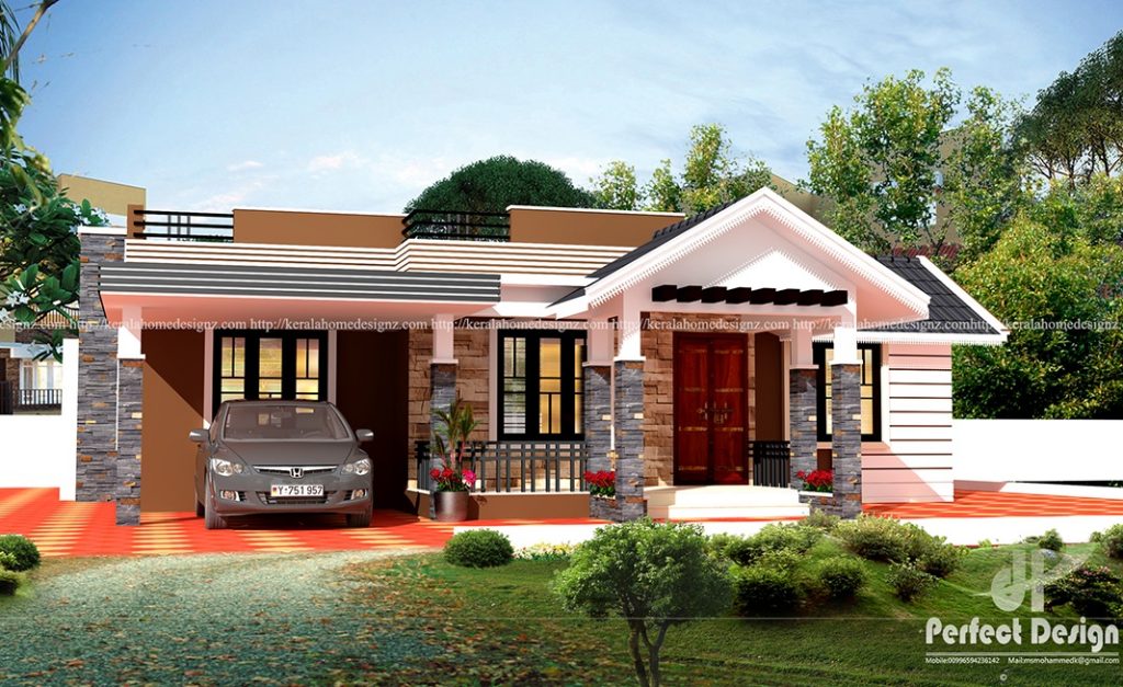 MyHousePlanShop Single  Story  Kerala  House  Plan  Designed 