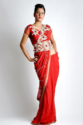  Latest Bridal Wear Saree