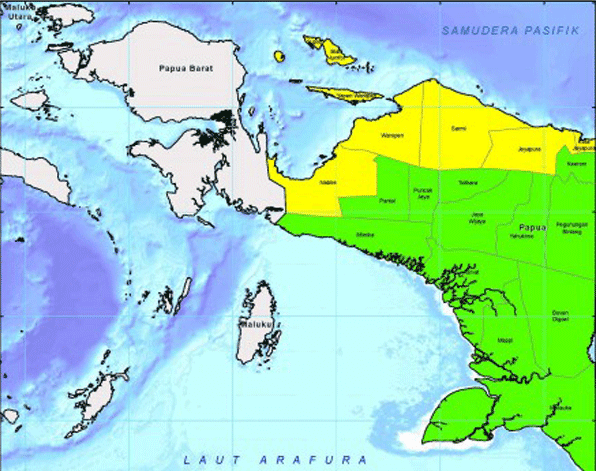 Legenda Peta  Provinsi Papua  Barat Kumpulan Peta  dan Denah