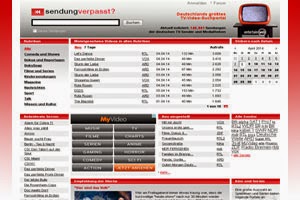 Gratis Internetfernsehen bei Sendung Verpasst