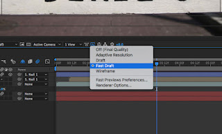 Fast Draft di After Effects