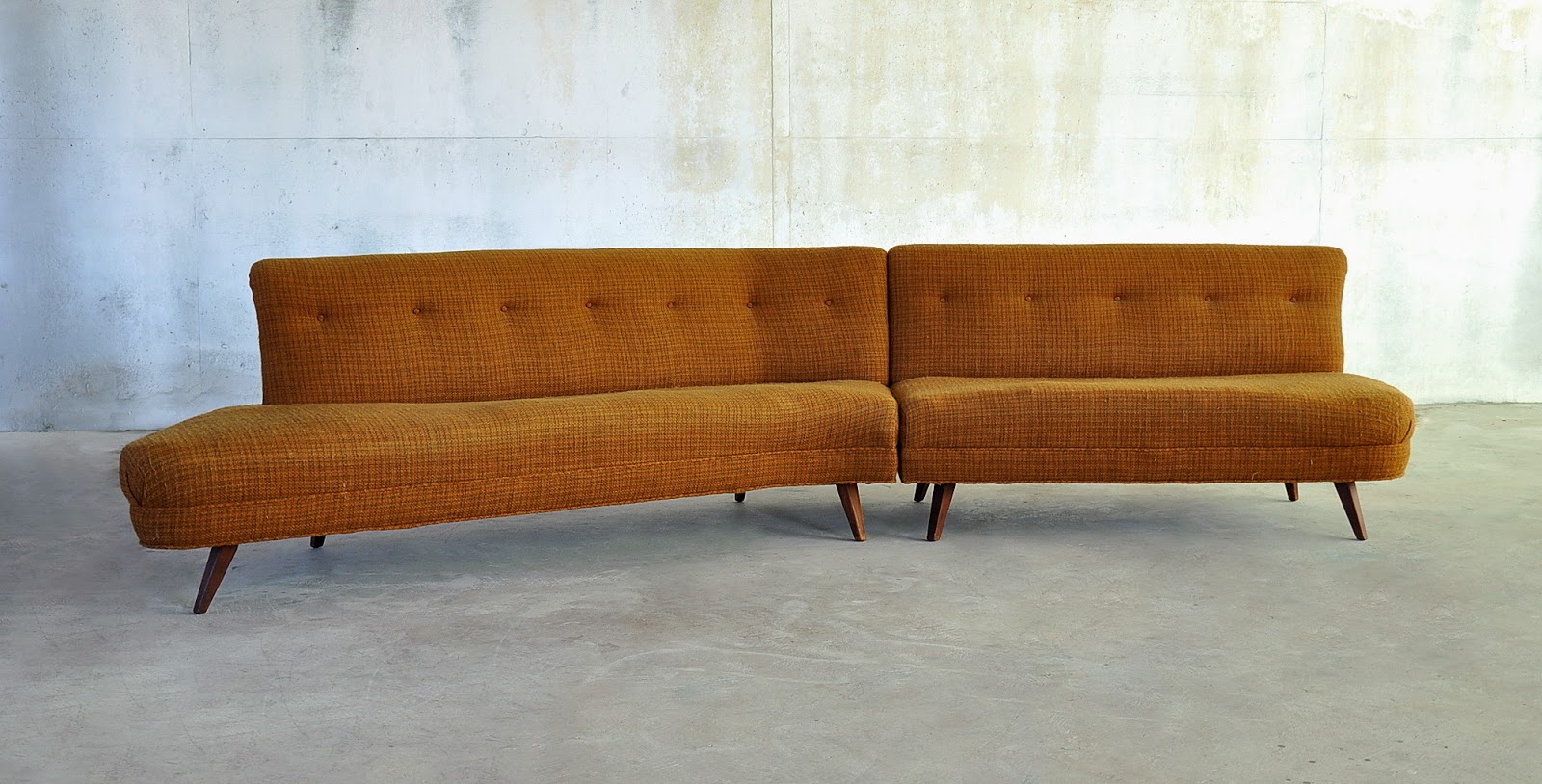 SELECT MODERN: Mid Century Modern Sectional Sofa