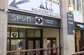 picture of exterior of Spun shop, Byram Arcade, Huddersfield