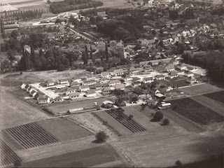 Vue aérienne - Cour-Cheverny 1976