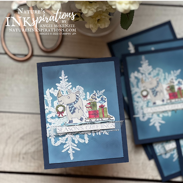 Festive & Fun Snow Crystal Christmas cards | Nature's INKspirations by Angie McKenzie