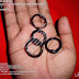 Kerajinan Handicraft Jember : Cincin Ring Kaca Kayu Akar Bahar Hitam Model Polos 1