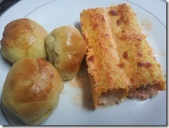 canelones de jamon y queso
