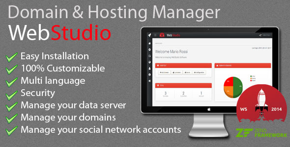 Web Studio - Domain & Hosting Manager Nulled