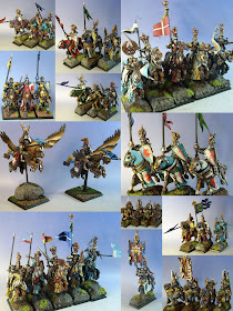 Collage of Bretonnia Army model photos