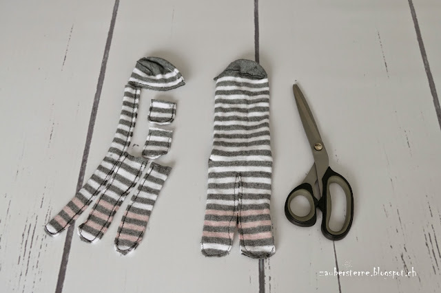 Affe aus Socke, Monkey Socks DiY