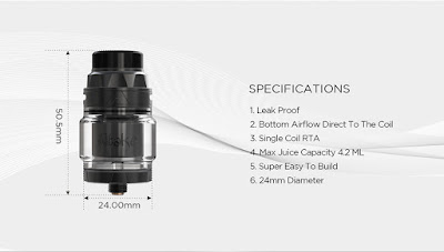 Augvape Intake RTA 4.2ml tank review