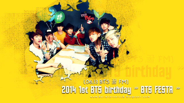 Bulletproof A.R.M.Y : BTS KKul FM 'BTS FESTA 2014' 1st 