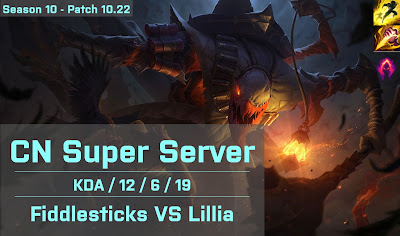 Fiddlesticks JG vs Lillia - CN Super Server 10.22