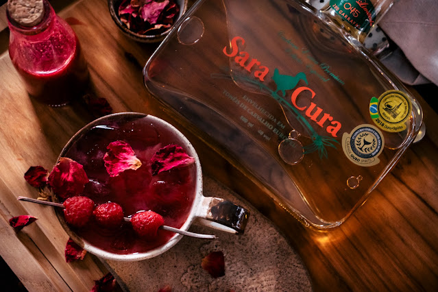 Drink Sakura: Releitura feita com Cachaça Envelhecida / Carvalho